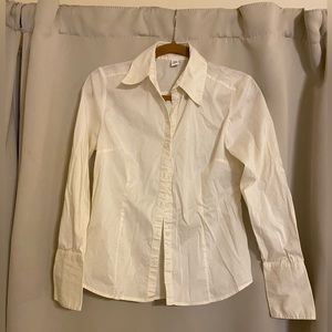 H&M cream blouse size 6